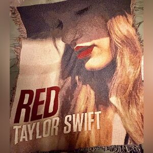 Taylor Swift Red Album Blanket